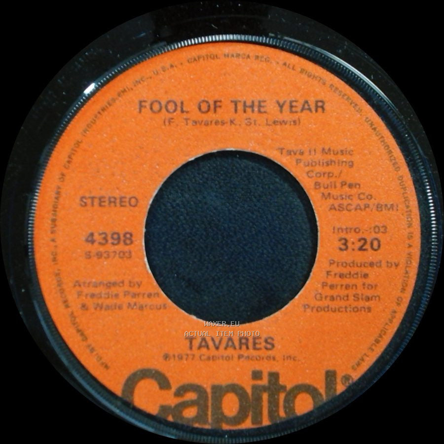 Tavares - Whodunit / Fool Of The Year side B