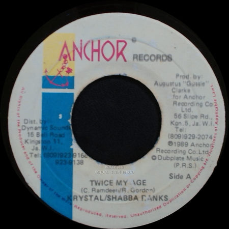 Krystal/Shabba Ranks - Twice My Age / Twice My Age side A