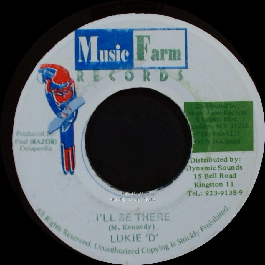 Lukie 'd' / Sly/Robbie & The Taxi Gang - I'll Be There / Version side A