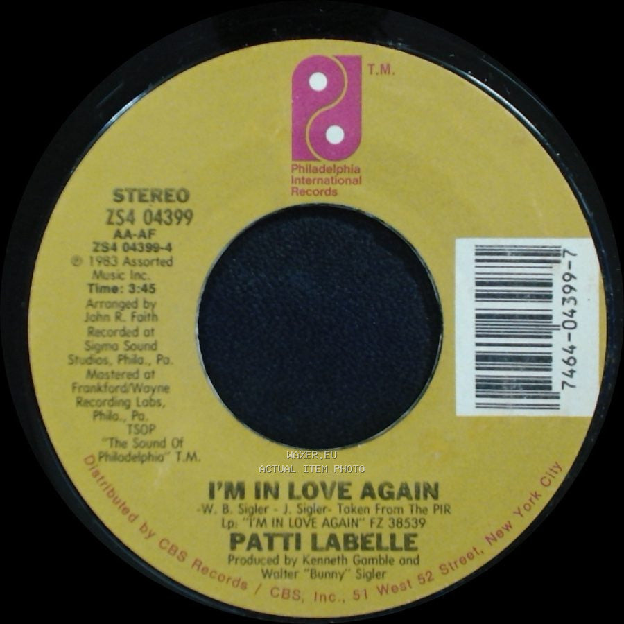 Patti Labelle - Love, Need And Want You / I'm In Love Again side B