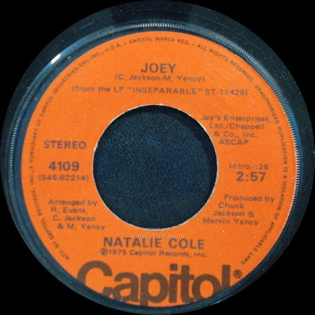 Natalie Cole - Joey / This Will Be side A