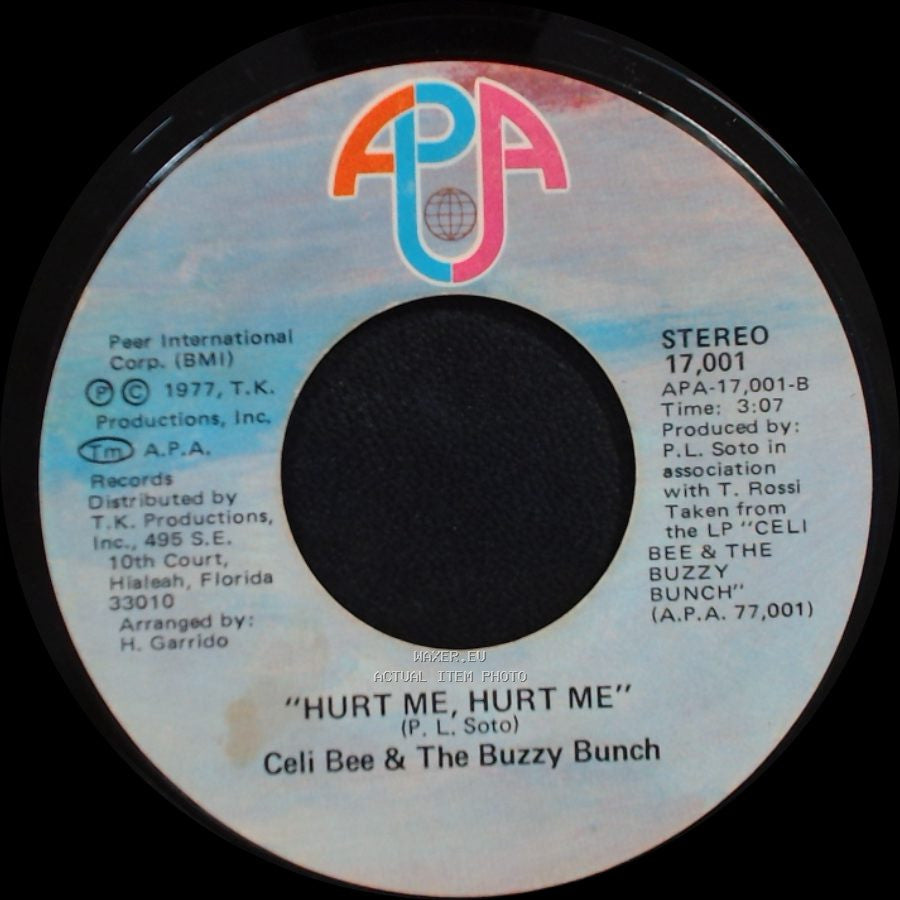 Celi Bee & The Buzzy Bunch - Superman / Hurt Me, Hurt Me side B