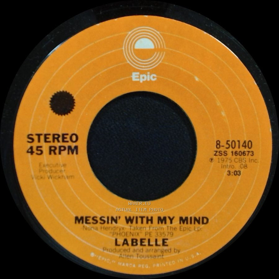 Labelle - Messin' With My Mind / Take The Night Off side A