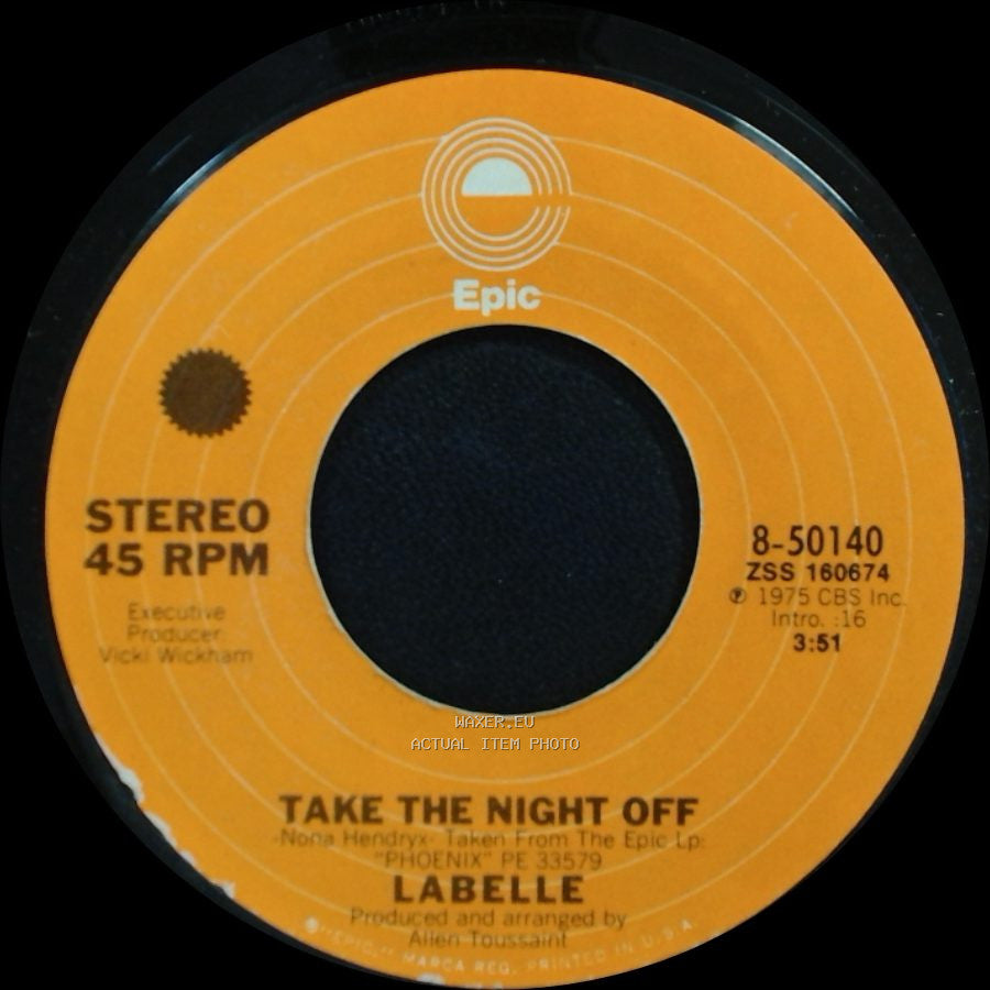 Labelle - Messin' With My Mind / Take The Night Off side B