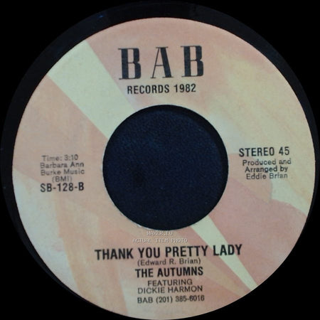 The Autumns - Dancer / Thank You Pretty Lady side B