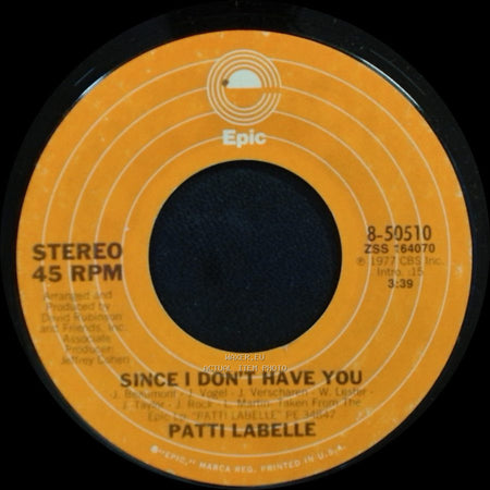 Patti Labelle - Since I Don't Have You / Dan Swit Me side A