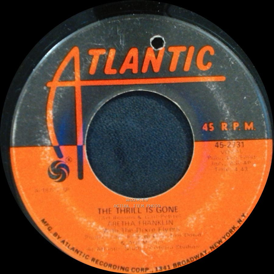 Aretha Franklin - Spirit In The Dark / The Thrill Is Gone side B