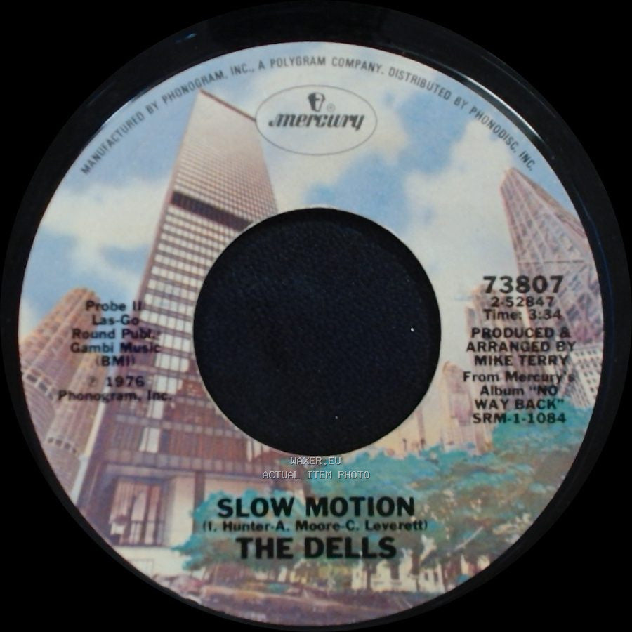 The Dells - Ain't No Black And White In Music / Slow Motion side B