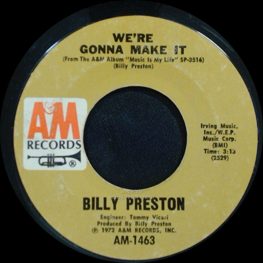 Billy Preston - We're Gonna Make It / Space Race side A