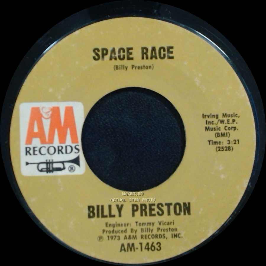 Billy Preston - We're Gonna Make It / Space Race side B
