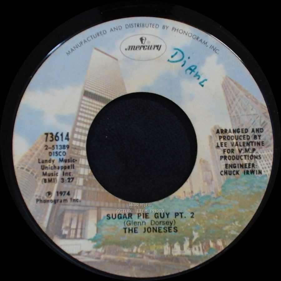 The Joneses - Sugar Pie Guy Pt. 2 / Sugar Pie Guy Pt. 1 side A