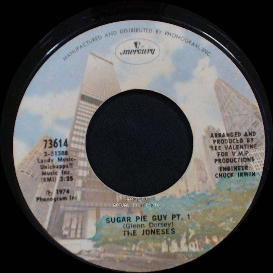 The Joneses - Sugar Pie Guy Pt. 2 / Sugar Pie Guy Pt. 1 side B
