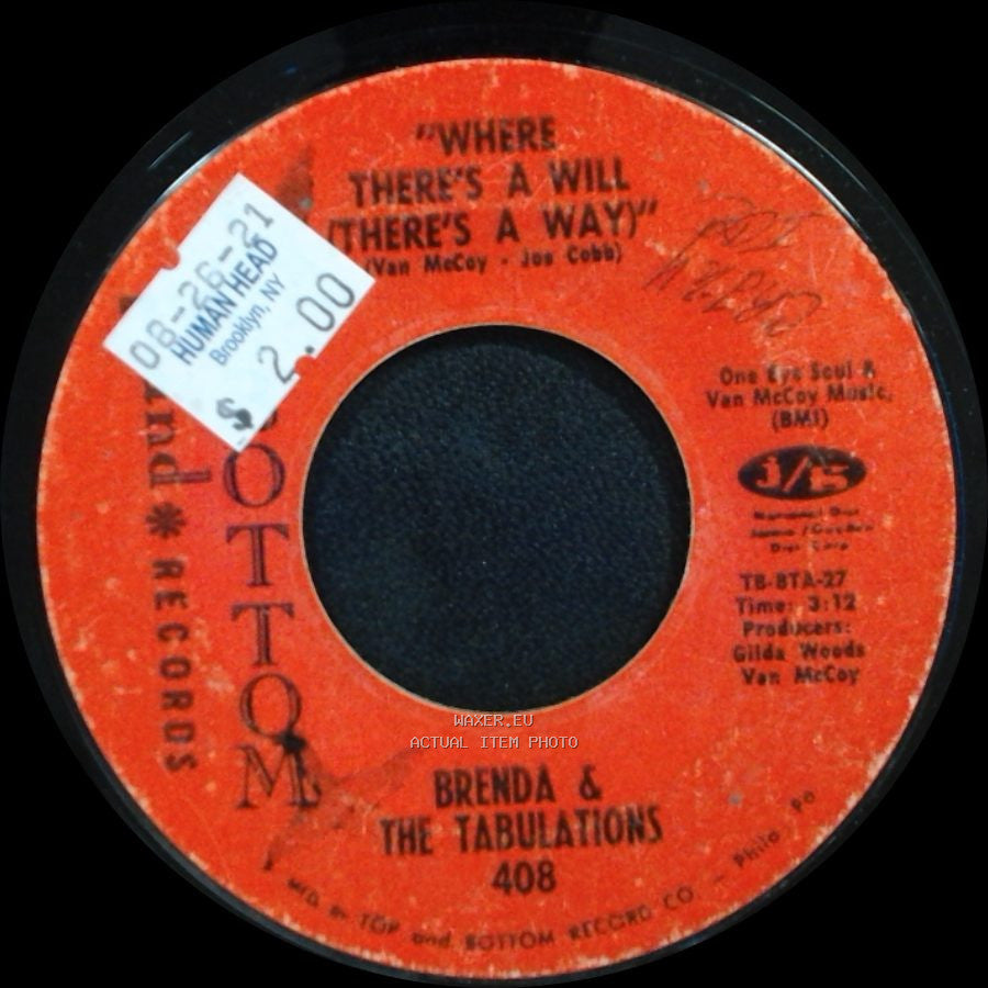 Brenda & The Tabulations - Where There's A Will There's A Way / A Part Of You side A