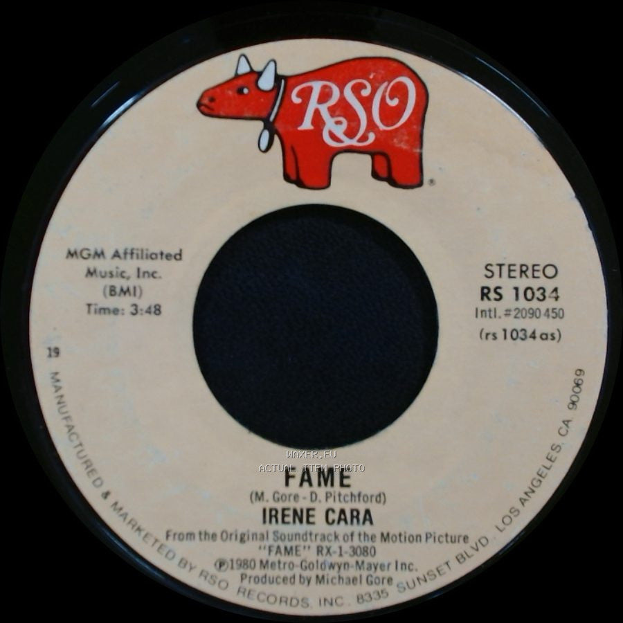 Irene Cara / Contemporary Gospel Chorus The High School Of Music And Art - Fame / Never Alone side A