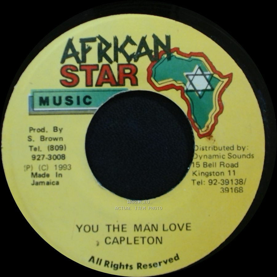 Capleton - Version / You The Man Love side B