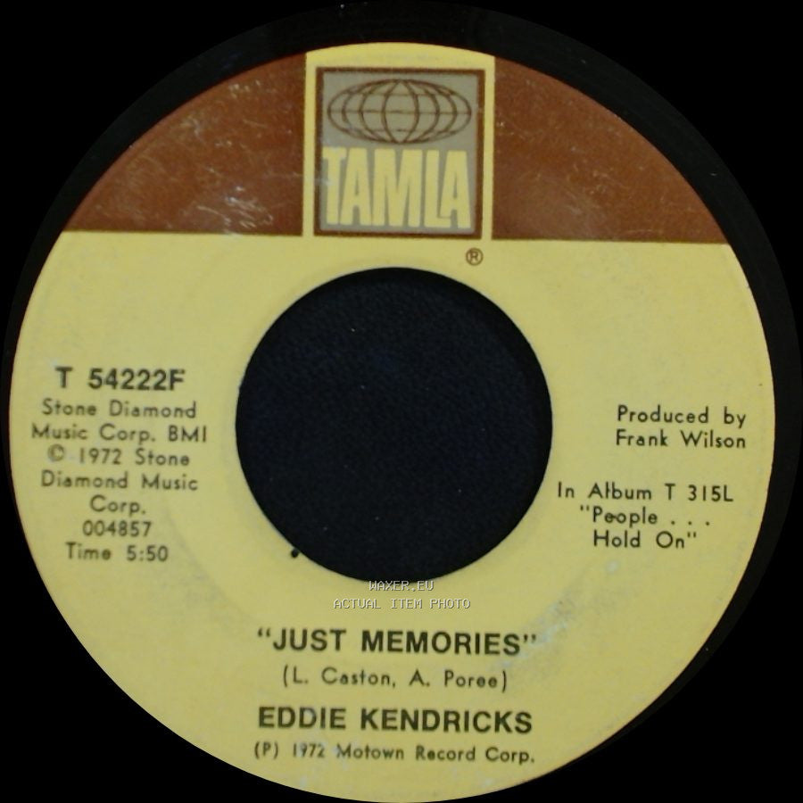 Eddie Kendricks - If You Let Me / Just Memories side B