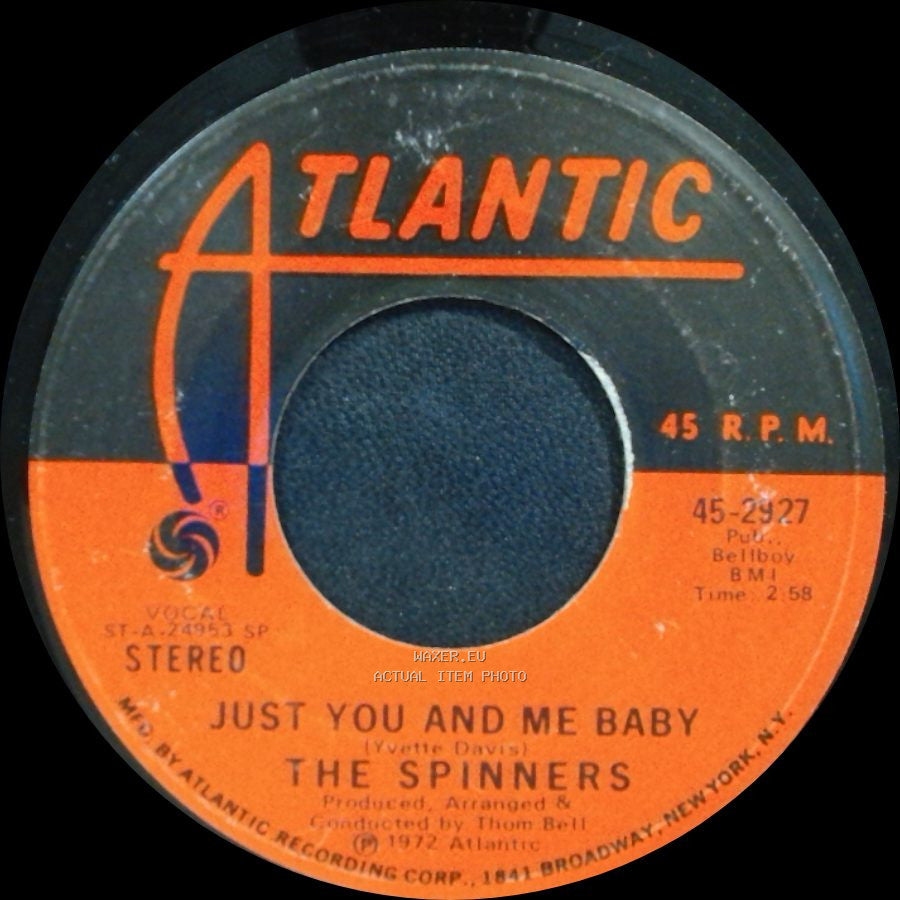 The Spinners - Just You And Me Baby / Could It Be I'm Falling In Love side A
