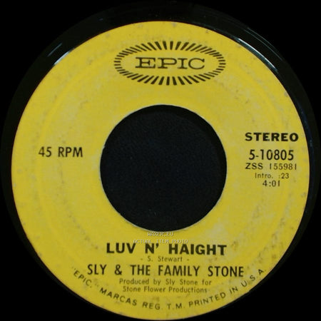 Sly & The Family Stone - Family Affair / Luv N' Haight side B