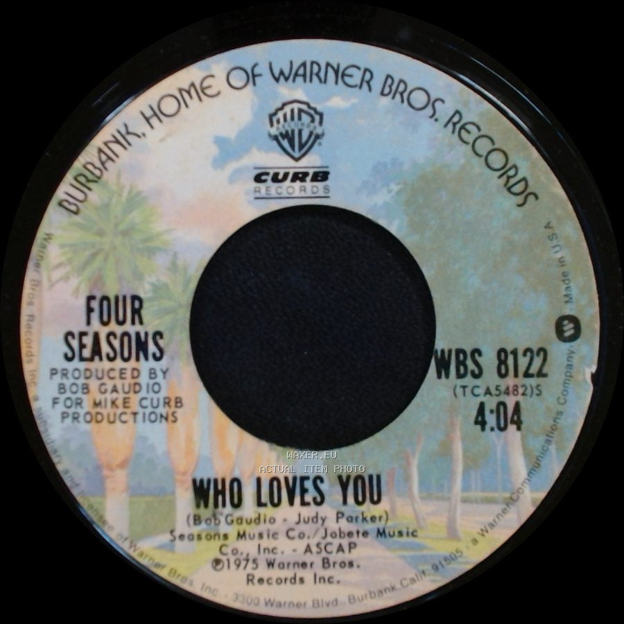 Four Seasons - Who Loves You (Disco Version) / Who Loves You side B