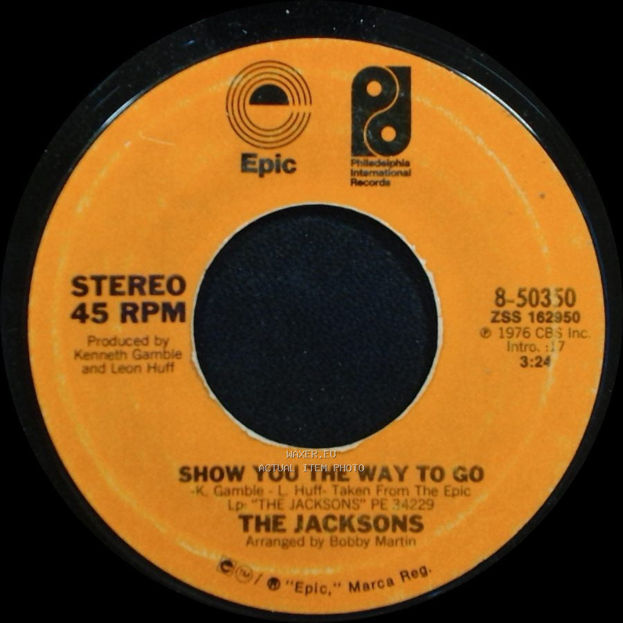 The Jacksons - Blues Away / Show You The Way To Go side B