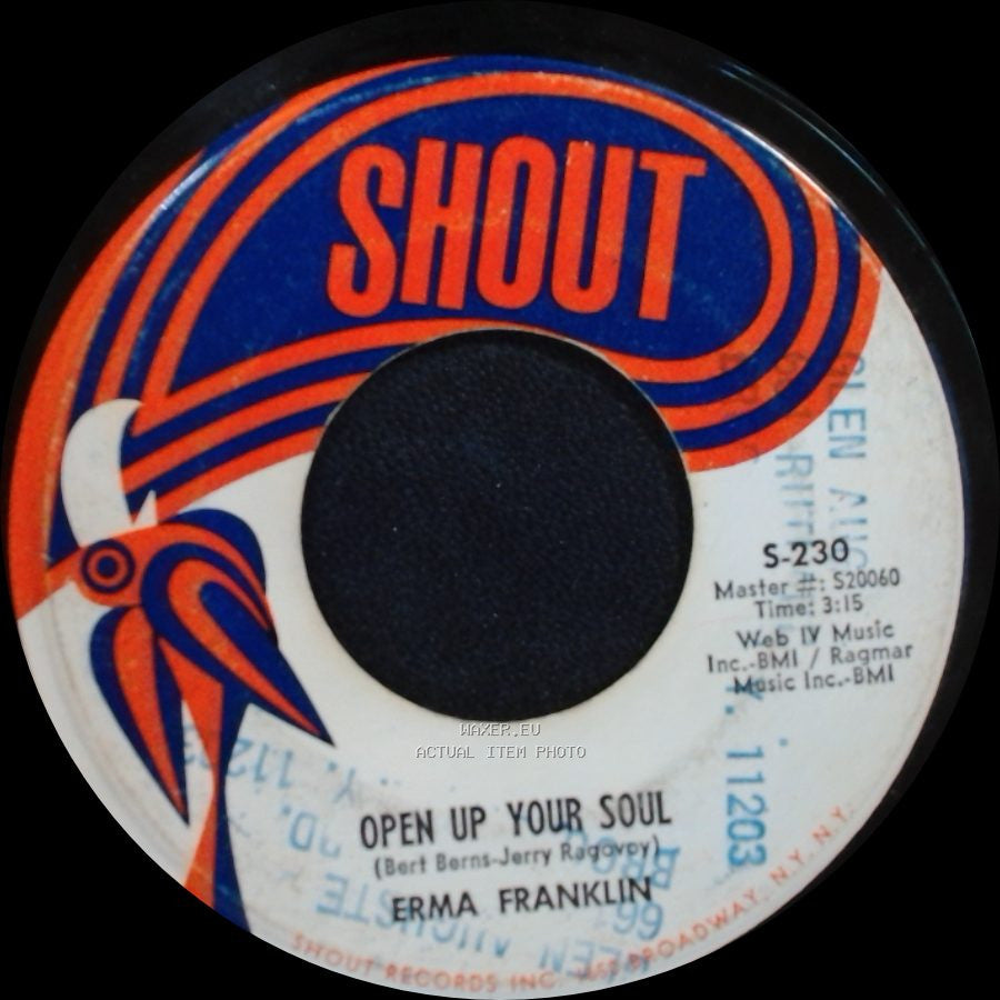 Erma Franklin - Open Up Your Soul / I'm Just Not Ready For Love side A