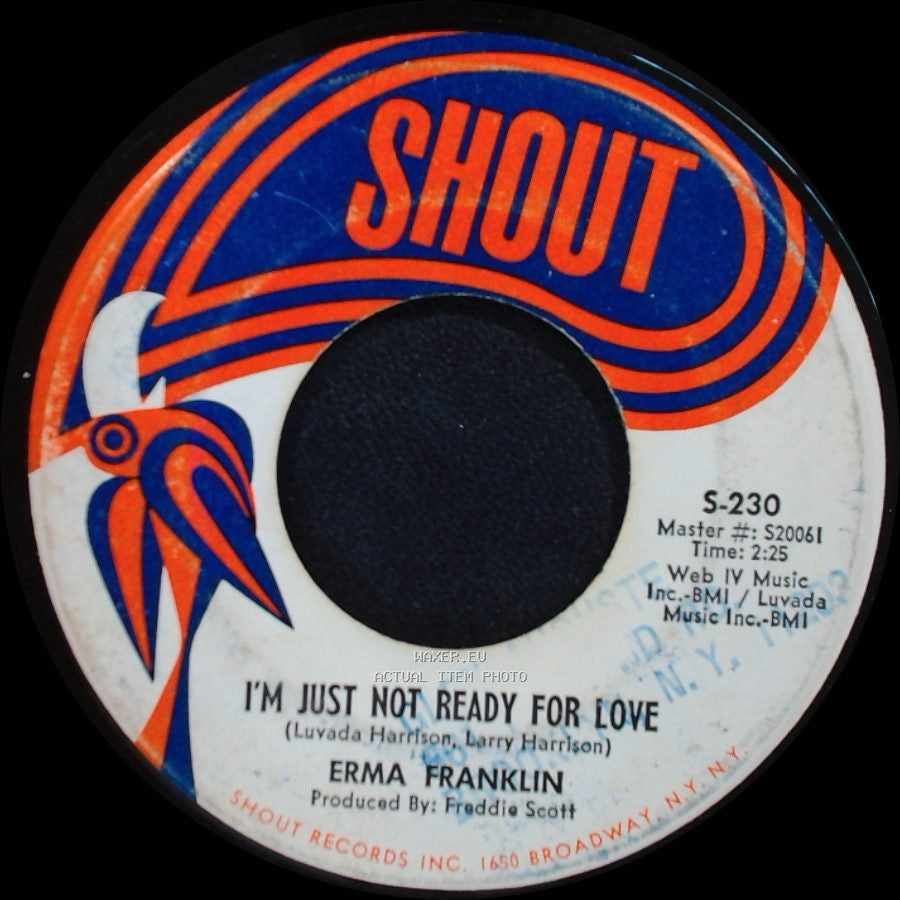 Erma Franklin - Open Up Your Soul / I'm Just Not Ready For Love side B