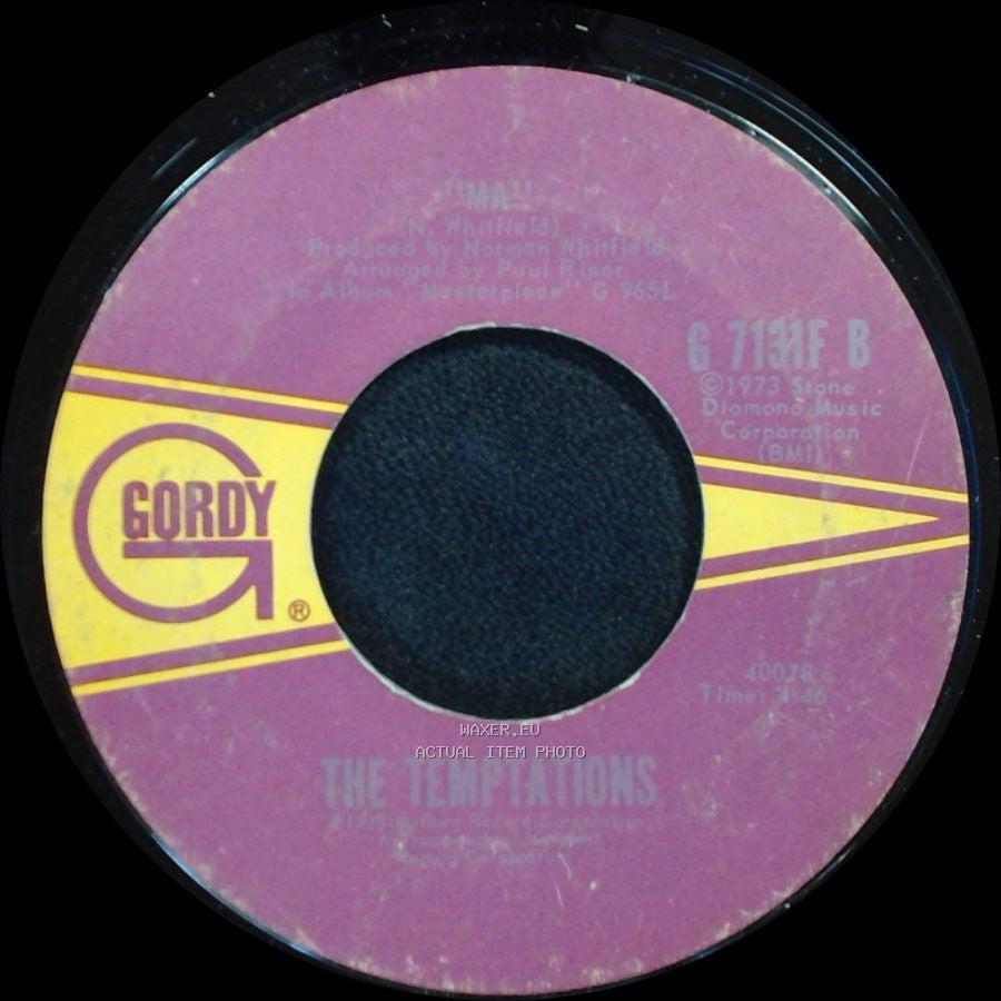The Temptations - (I Know) I'm Losing You / Hey Girl (I Like Your Style) side A