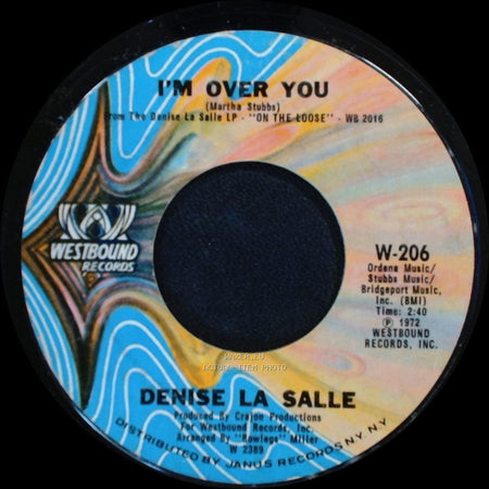 Denise La Salle - I'm Over You / Man Size Job side A