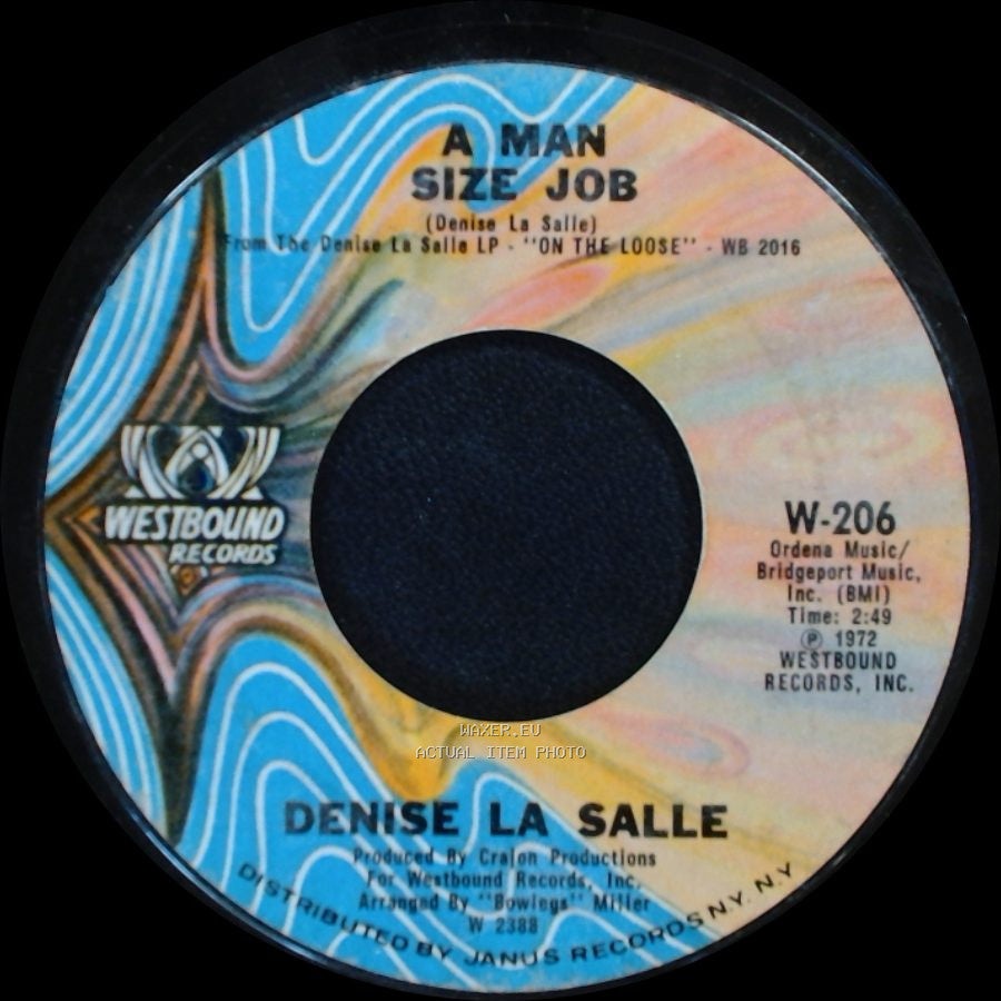Denise La Salle - I'm Over You / Man Size Job side B