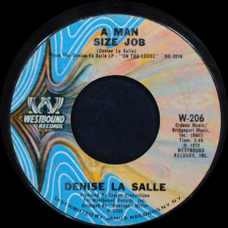 Denise La Salle - I'm Over You / Man Size Job side B