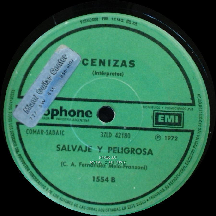Cenizas - Salvaje Y Peligrosa / Buenas Noches, Queridos Conejos side A