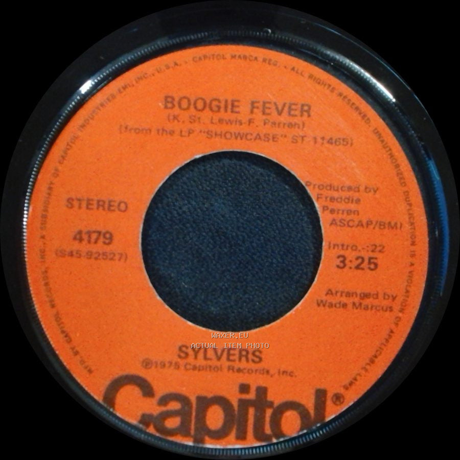 Sylvers - Boogie Fever / Free Style side A