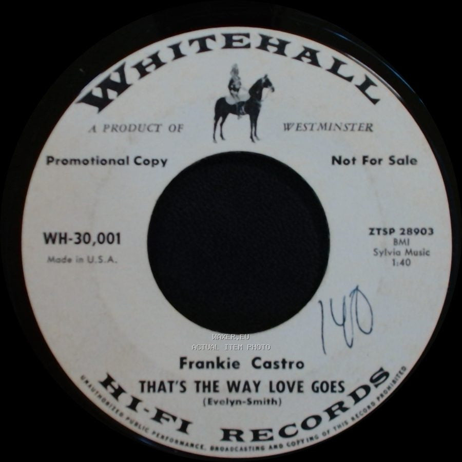 Frankie Castro - That's The Way Love Goes / Shadow Love side A