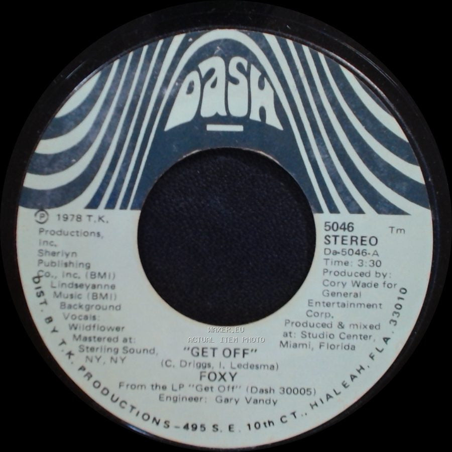 Foxy - Get Off / You Make Me Hot side A
