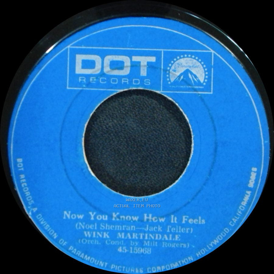 Wink Martindale - Now You Know How It Feels / Deck Of Cards side A