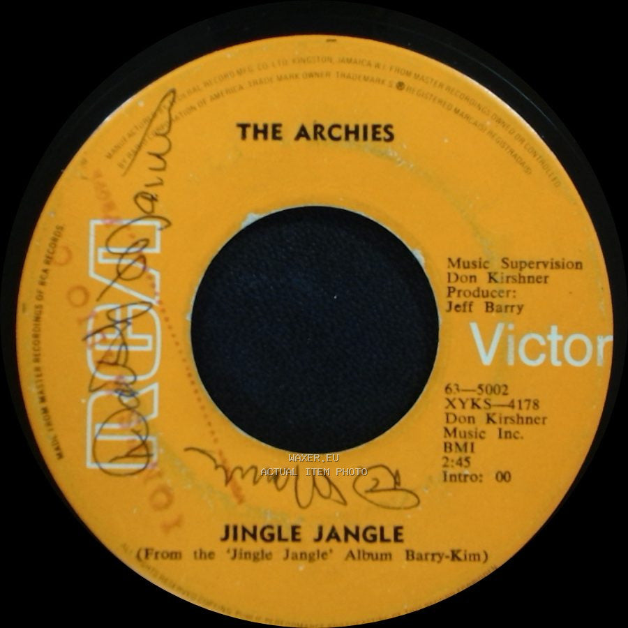 The Archies - Jingle Jangle / Justine side A