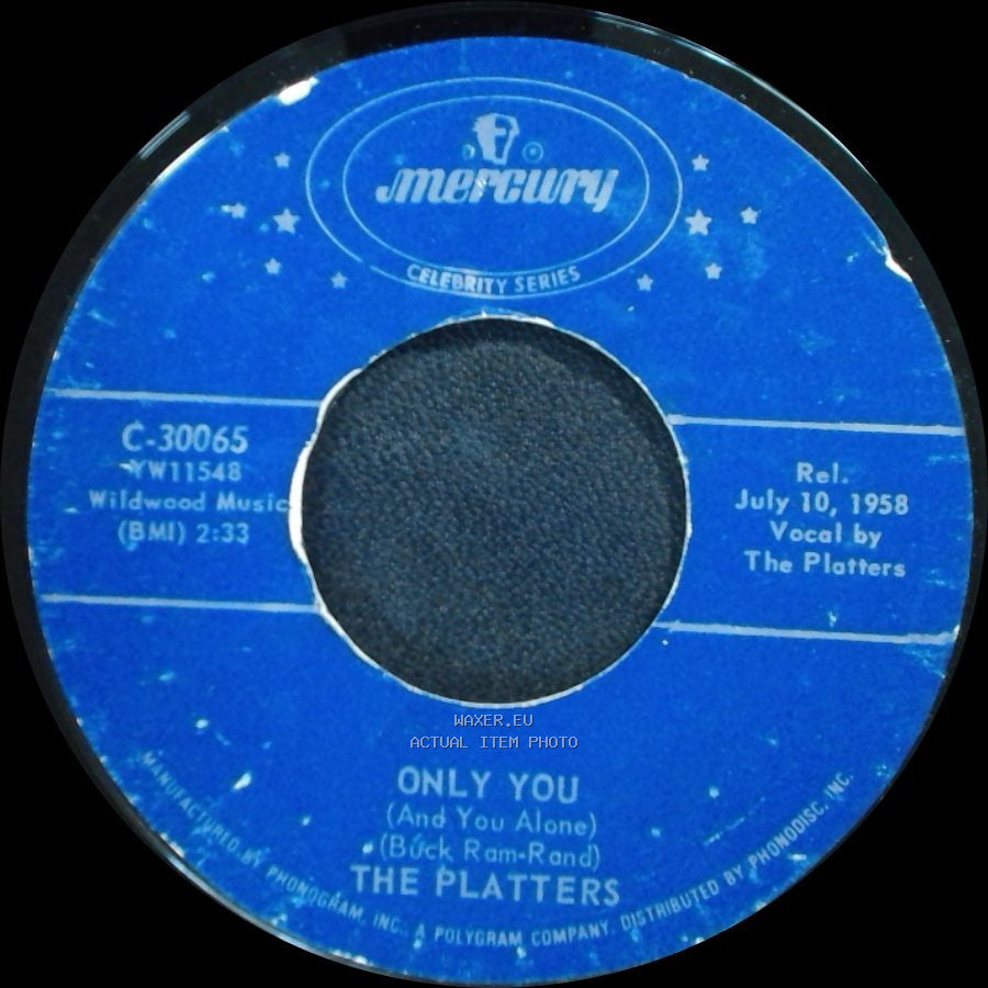 The Platters - Only You (And You Alone) / The Great Pretender side A