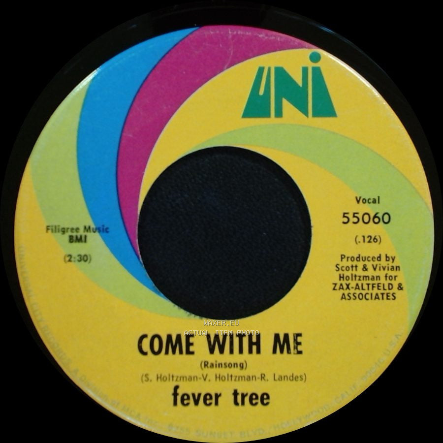 Fever Tree - Come With Me / San Francisco Girls (Return Of The Native) side A