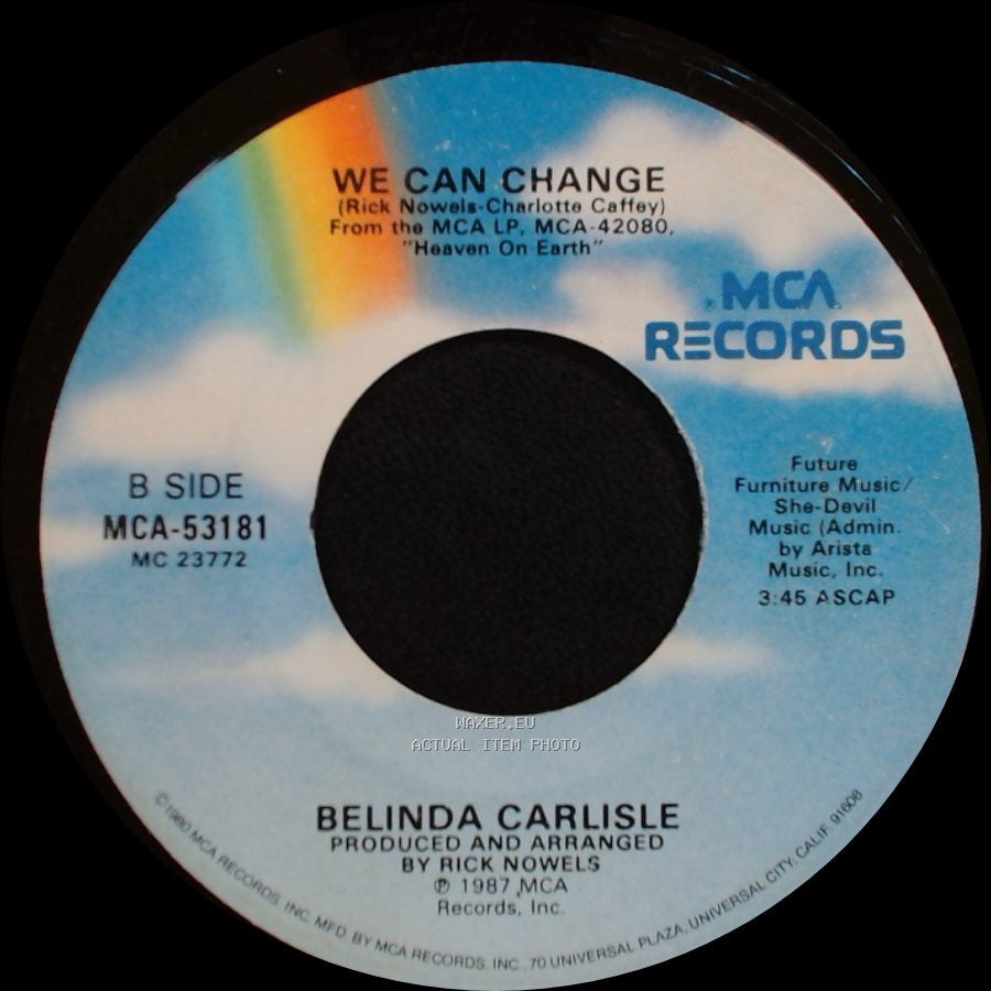 Belinda Carlisle - Heaven Is A Place On Earth / We Can Change side B