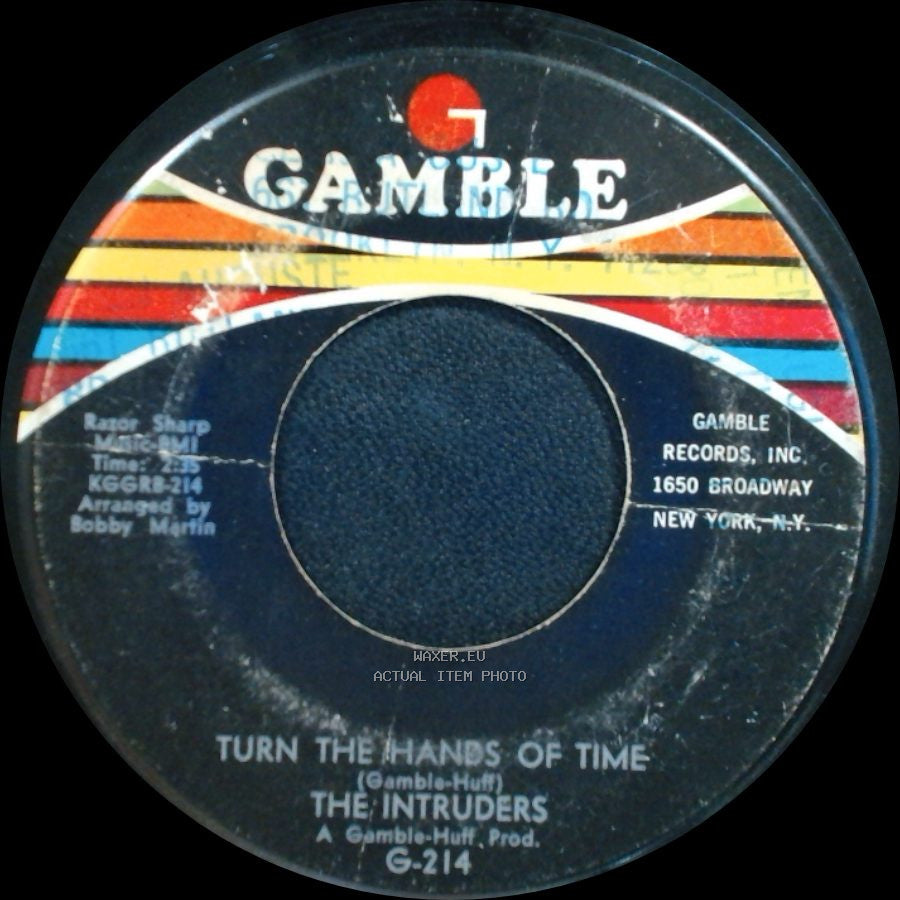 The Intruders - Turn The Hands Of Time / Cowboys To Girls side A
