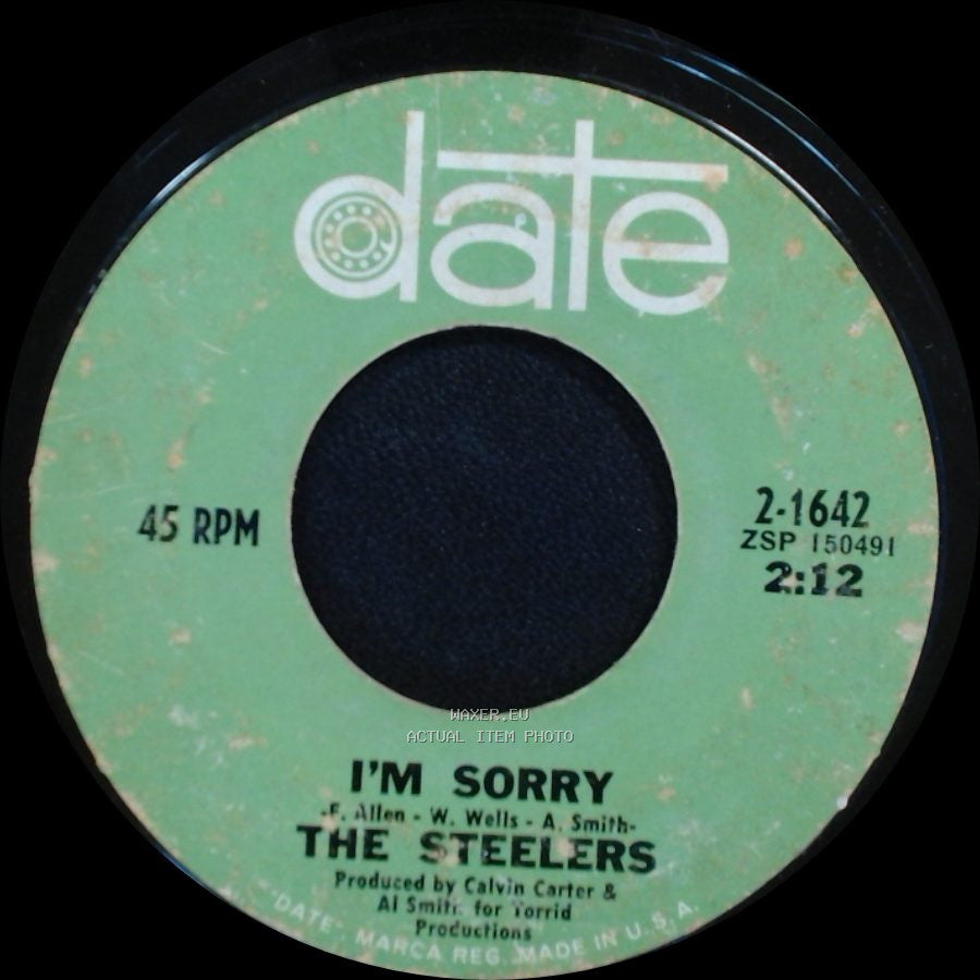 The Steelers - I'm Sorry / Get It From The Bottom side A