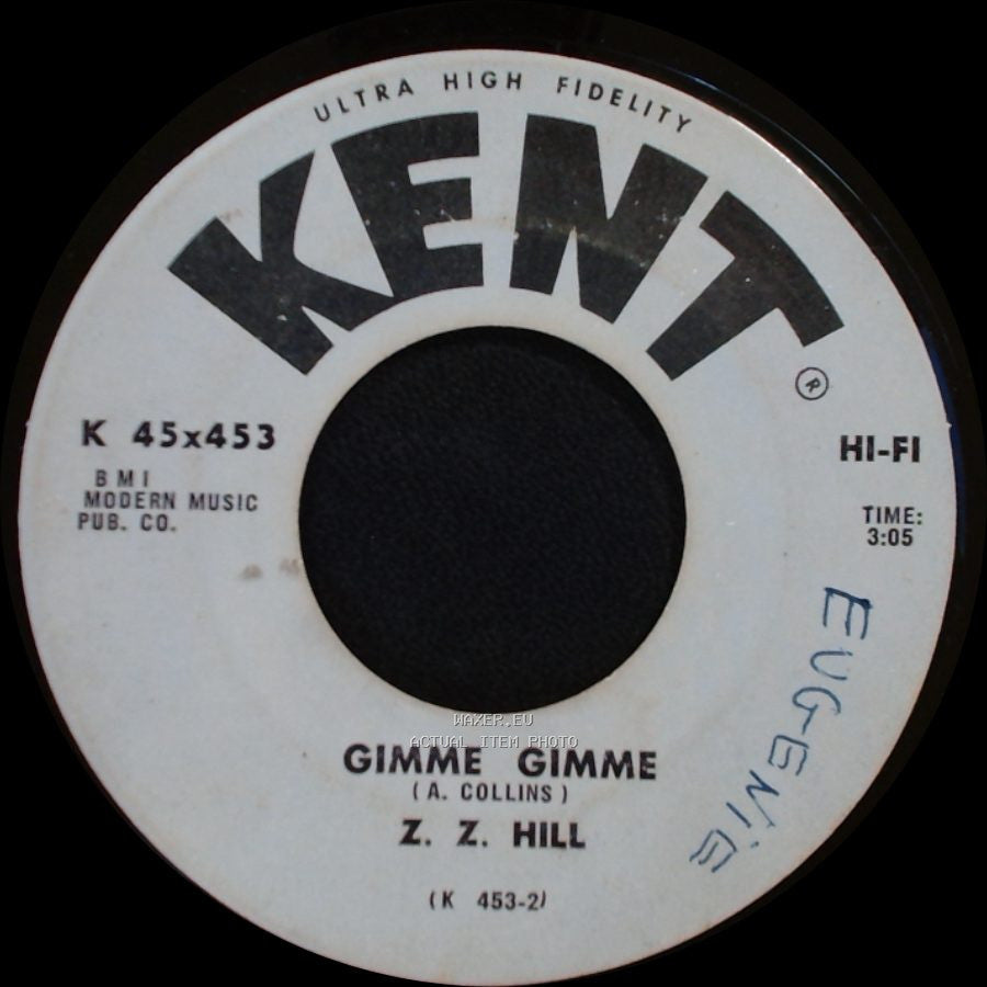 Z. Z. Hill - You Can't Hide A Heartache / Gimme Gimme side B