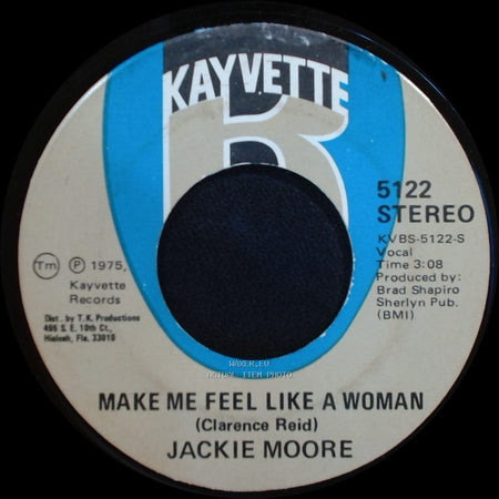 Jackie Moore - Singing Funky Music Turns Me On / Make Me Feel Like A Woman side B