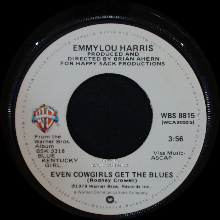 Emmylou Harris - Save The Last Dance For Me / Even Cowgirls Get The Blues side B