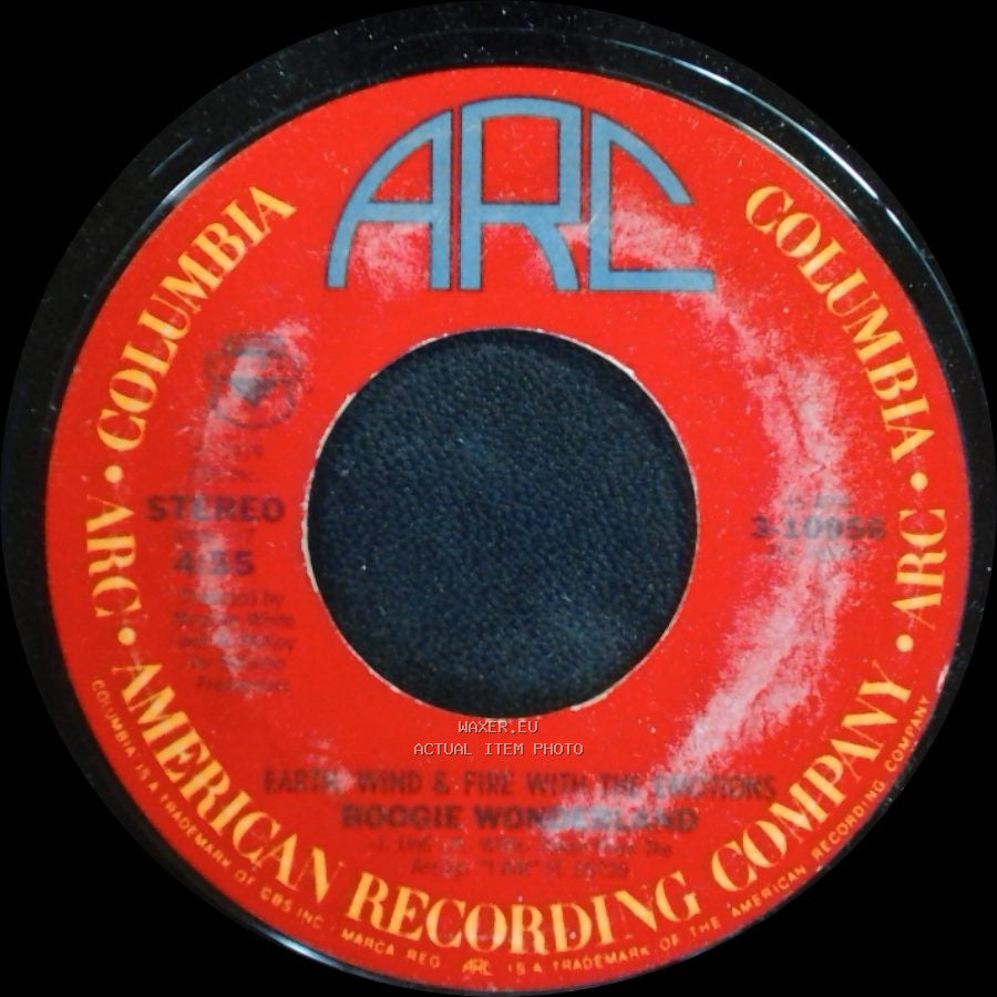 Earth, Wind & Fire / Earth, Wind & Fire With The Emotions - Boogie Wonderland (Vocal-Instrumental) / Boogie Wonderland side B