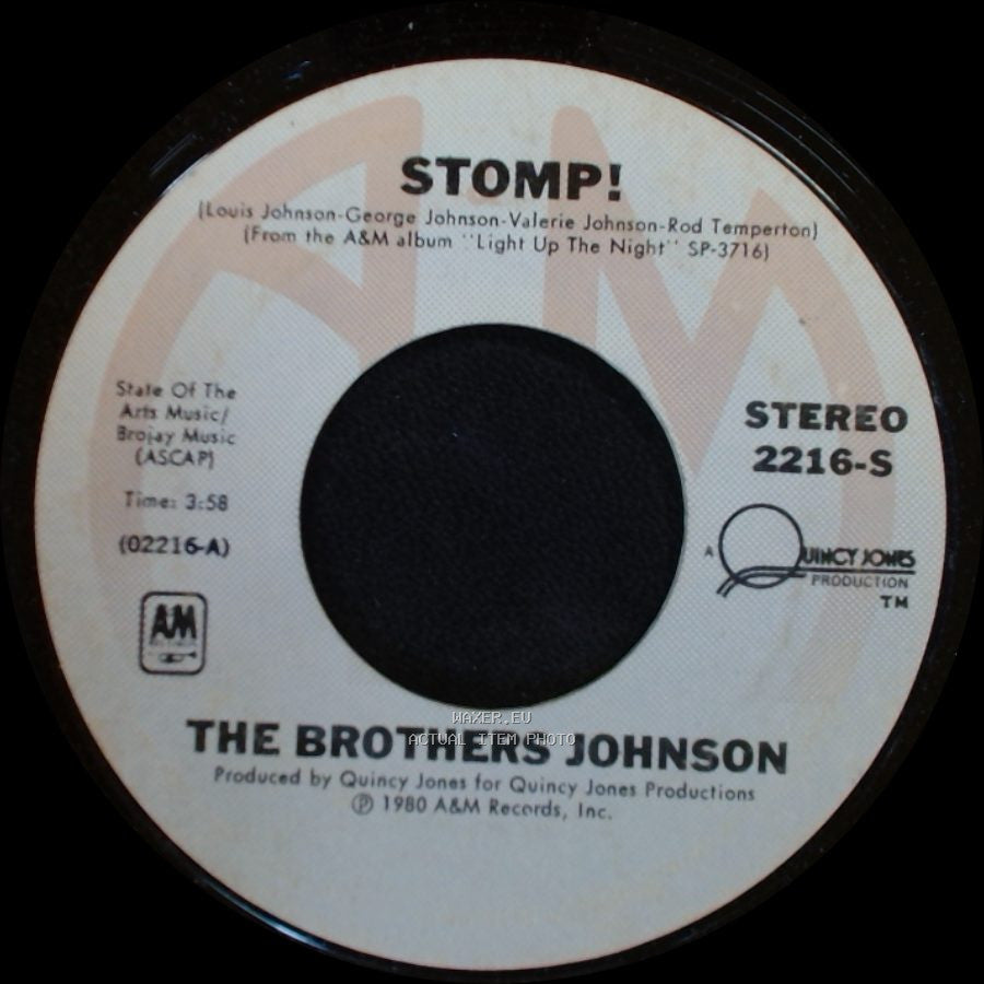 The Brothers Johnson - Stomp! / Let's Swing side A
