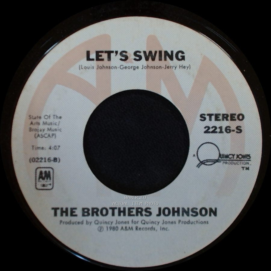 The Brothers Johnson - Stomp! / Let's Swing side B