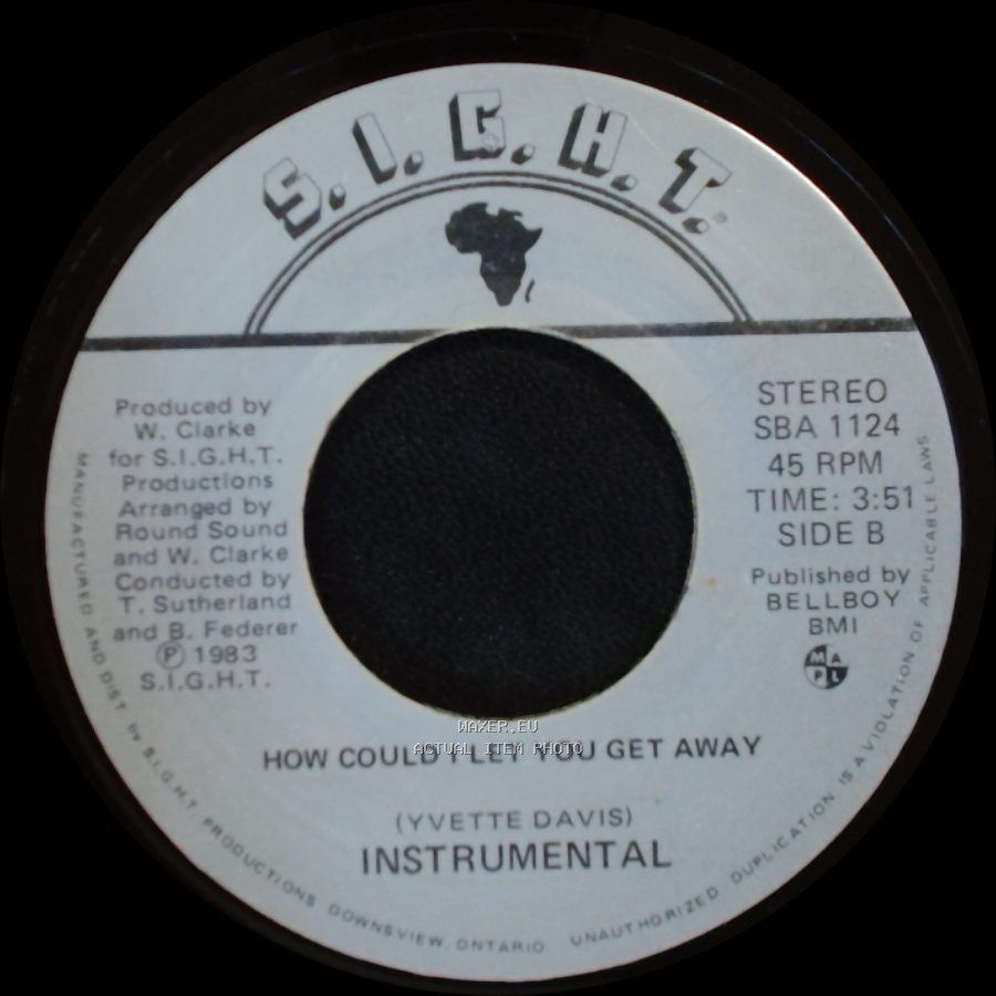 George Banton - How Could I Let You Get Away Vocal / How Could I Let You Get Away side B