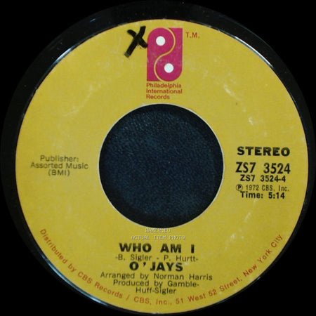 O'jays - Who Am I / Love Train side A