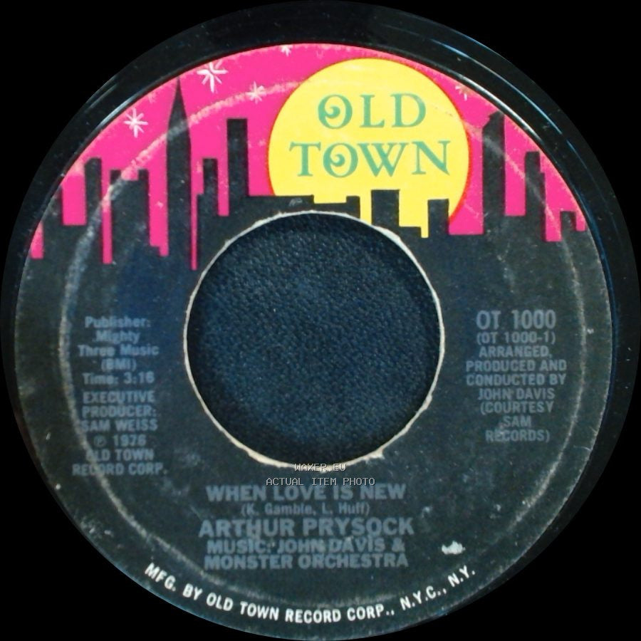Arthur Prysock - All I Need Is You Tonight / When Love Is New side B